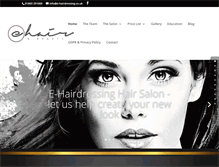 Tablet Screenshot of e-hairdressing.co.uk